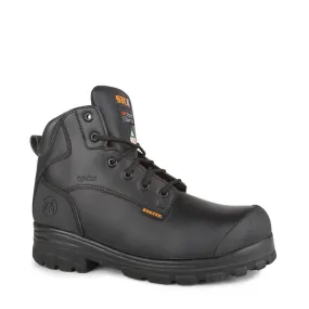 STC Men's 6" Trump Safety Work Boots | Vegan Chemtech Microfiber, Waterproof, Steel Toe, Electric Shock & Puncture Resistant, TPU Scuff Toe | Sizes 4-14