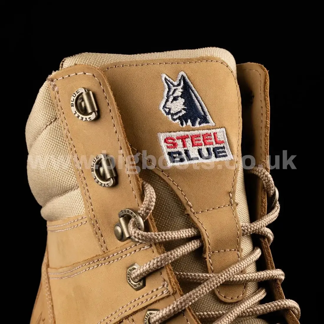 Steel Blue Mens Work Boots Southern Cross Zip S3 - SAND