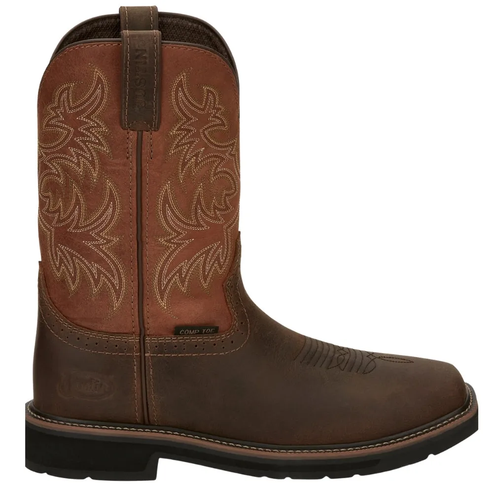 Switch Pull On Electrical Hazard Composite Toe Work Boots