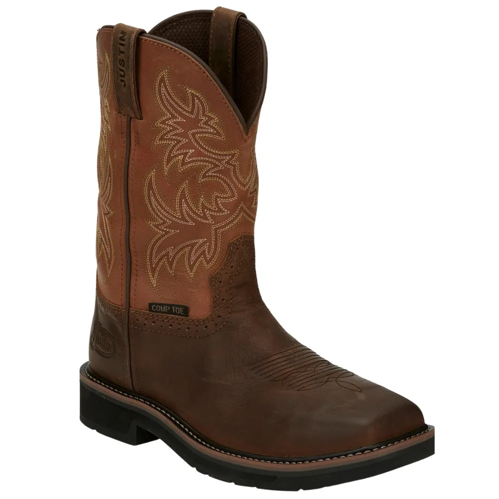 Switch Pull On Electrical Hazard Composite Toe Work Boots