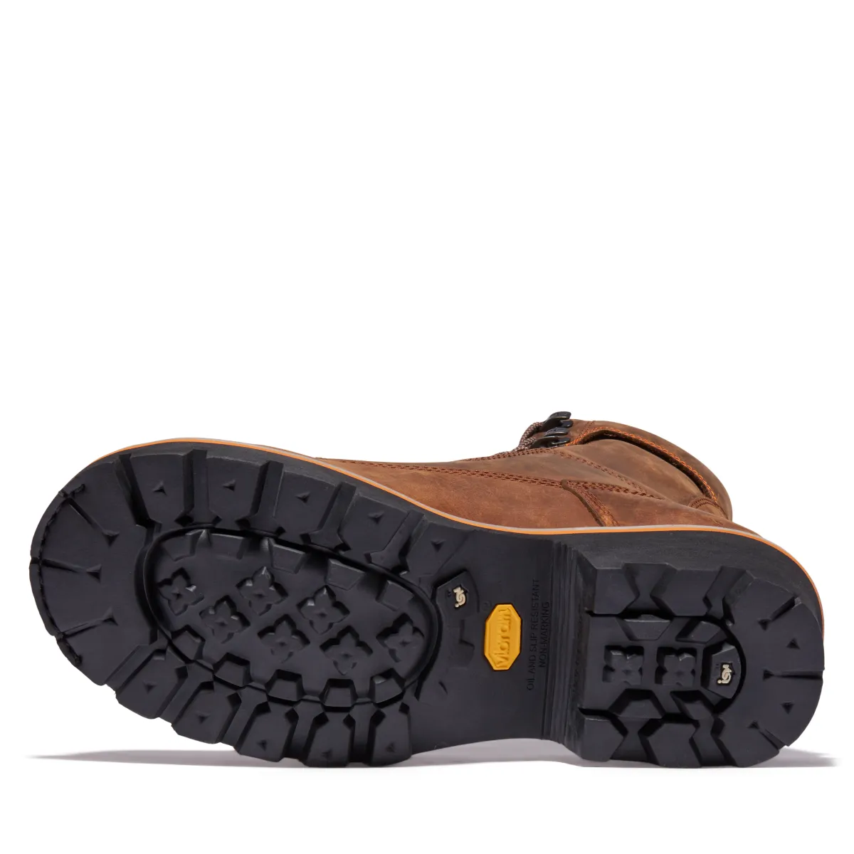 'Timberland Pro' Men's 8" Evergreen Logger EH WP Comp Toe - Brown