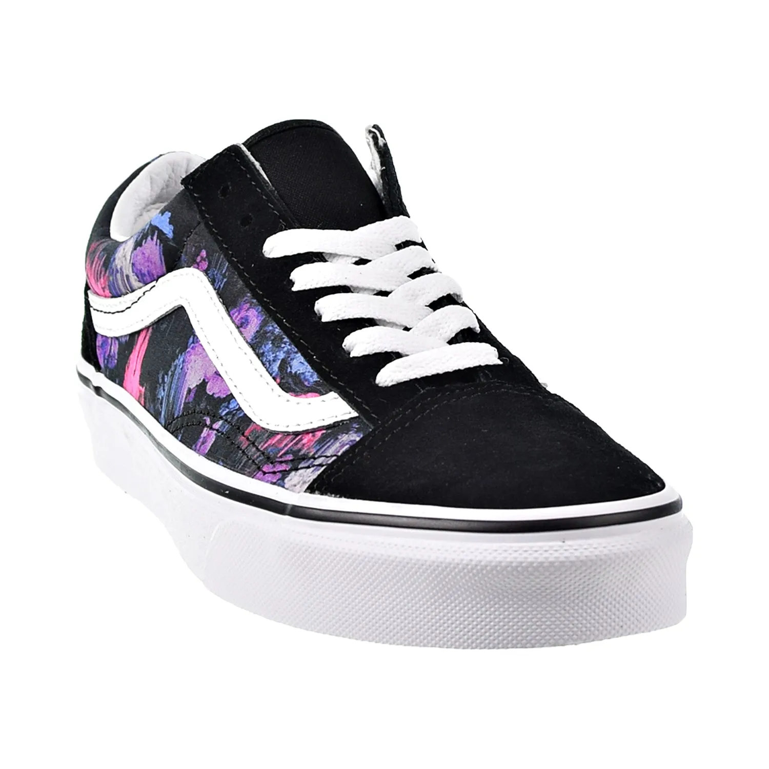 Vans Old Skool "Warped Floral" Men's Shoes Black-True White