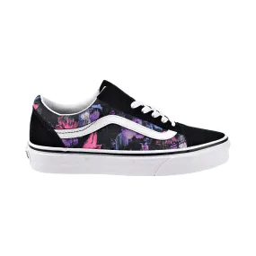 Vans Old Skool "Warped Floral" Men's Shoes Black-True White