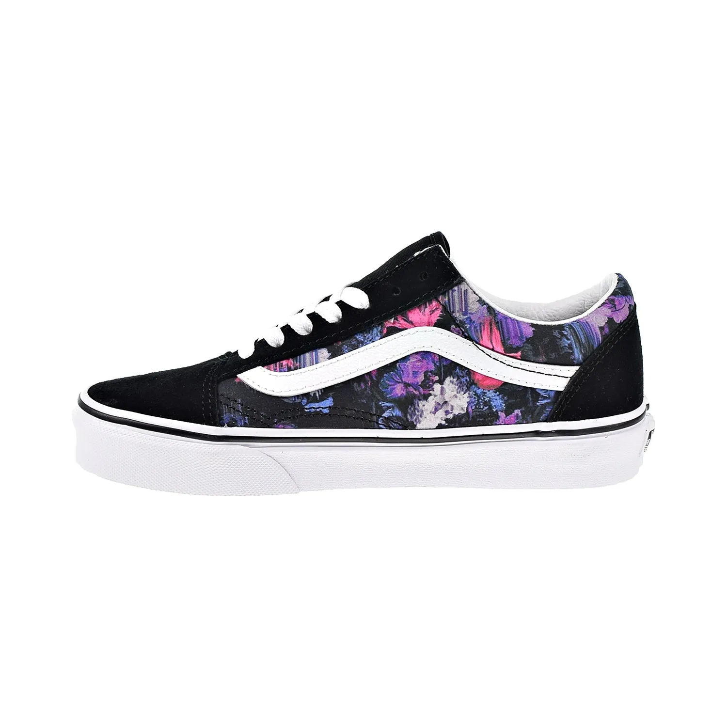 Vans Old Skool "Warped Floral" Men's Shoes Black-True White