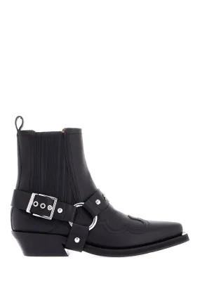 western chelsea ankle boots S2744 BLACK